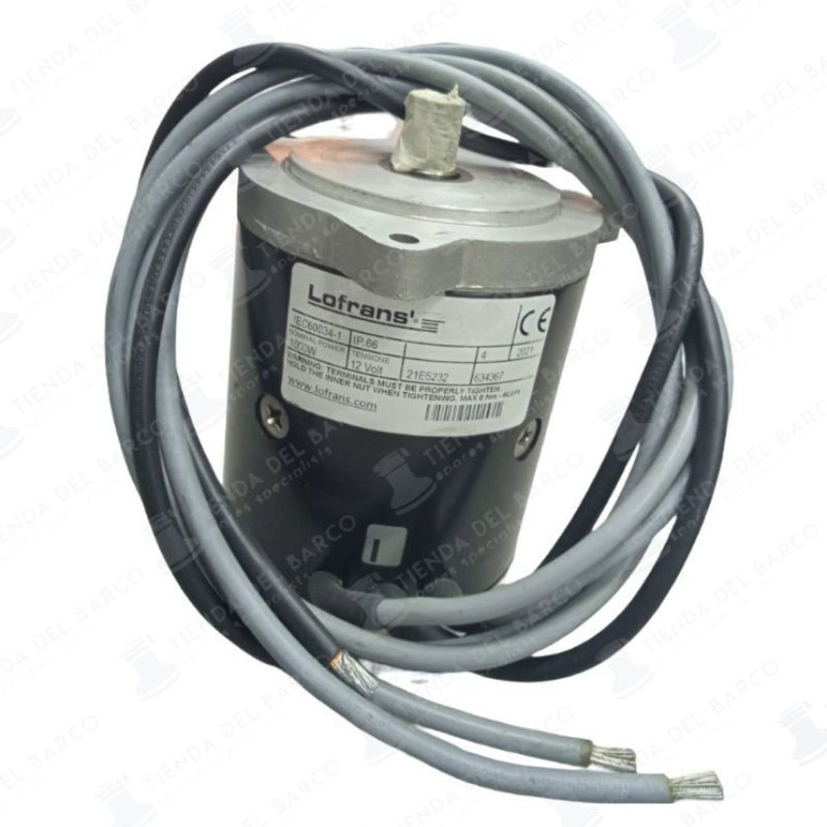 Lofrans 634367 motor cayman 1000W, 12V