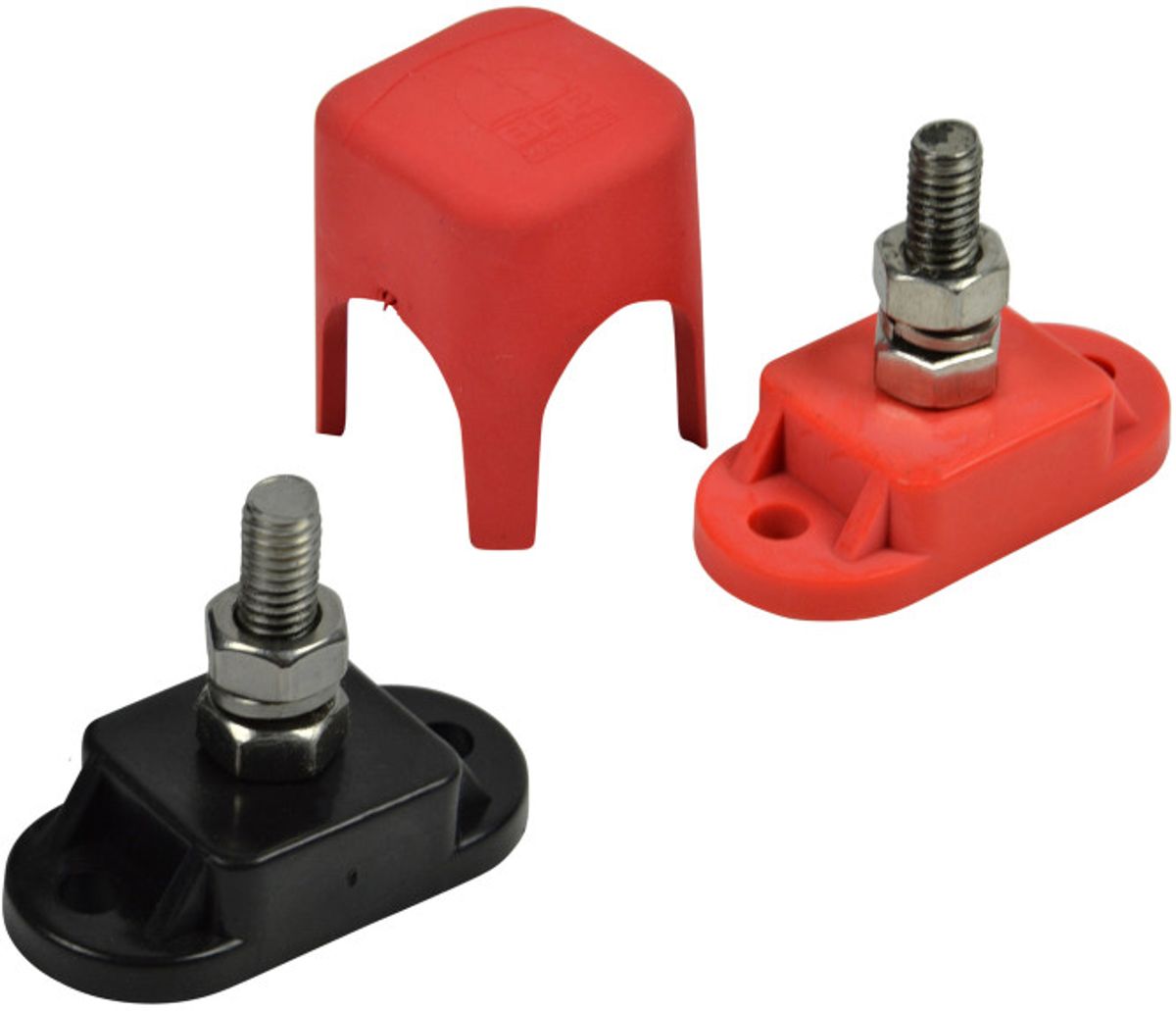 BEP Stud enkelt koplingspunkt 6mm rød