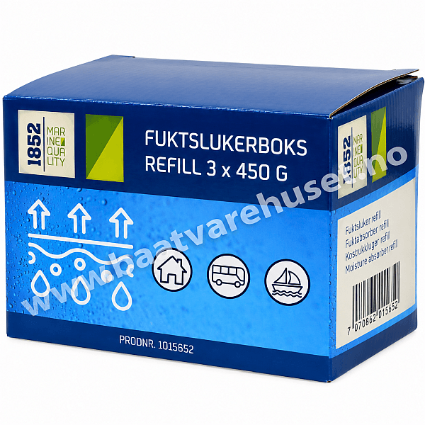 Hovedbilde Fuktsluker refill 3 x 450g