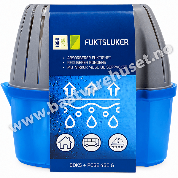 Hovedbilde 1852 Fuktslukerboks 450 g – avfukter til ...