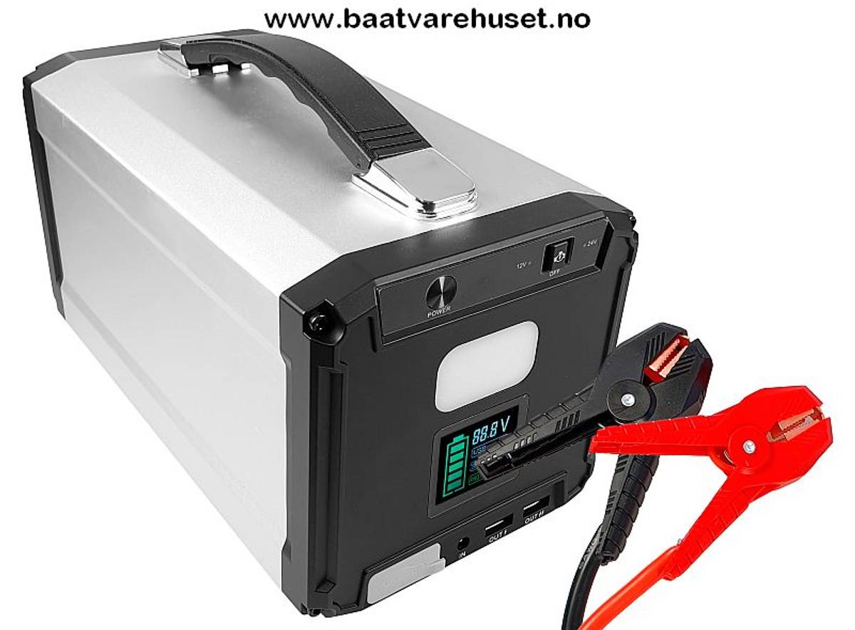 Starthjelp / Jumpstart 48000MAh 12+24V Rescue Power 