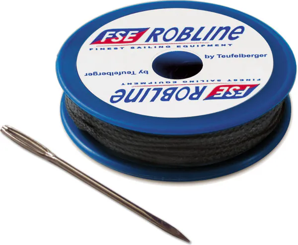 Hovedbilde Robline Taklegarn vokset m/nål 0,8mm hvit