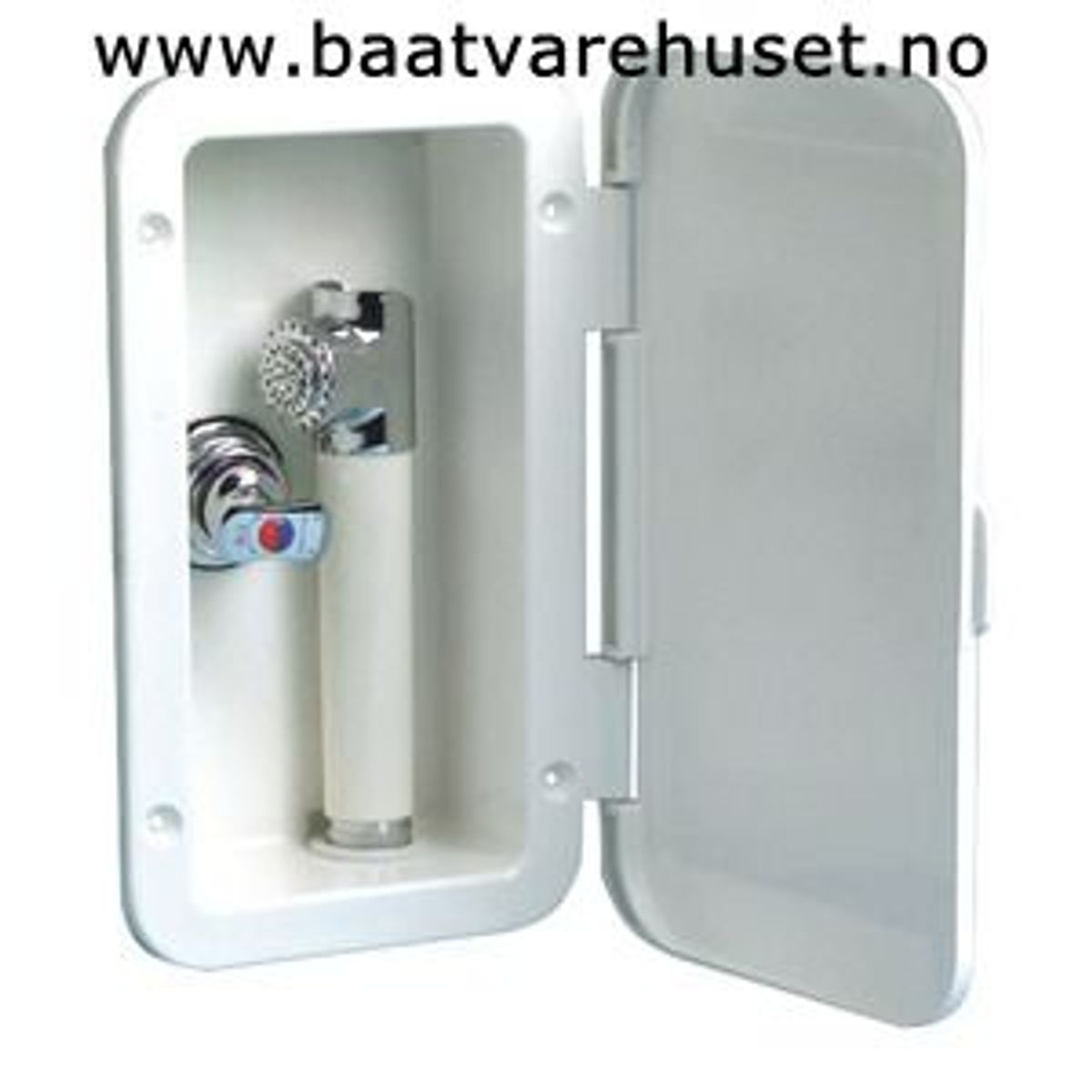 Dusjboks med blandebatteri, 2,5 m slange